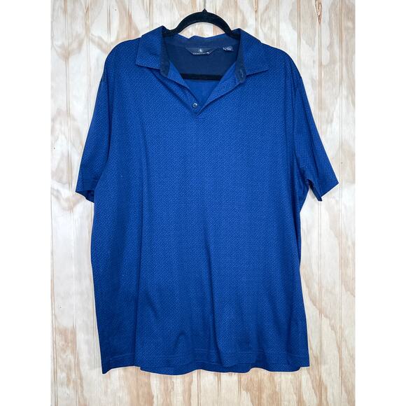 Hart Schaffner Marx Blue Polo Shirt - Men's Size XL - Picture 2 of 6